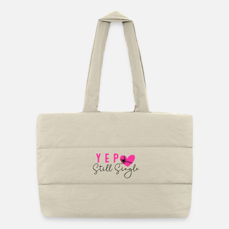Toujours célibataire Sac shopping matelassé