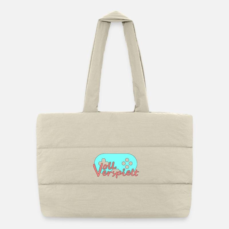 La passion du joueur Sac shopping matelassé