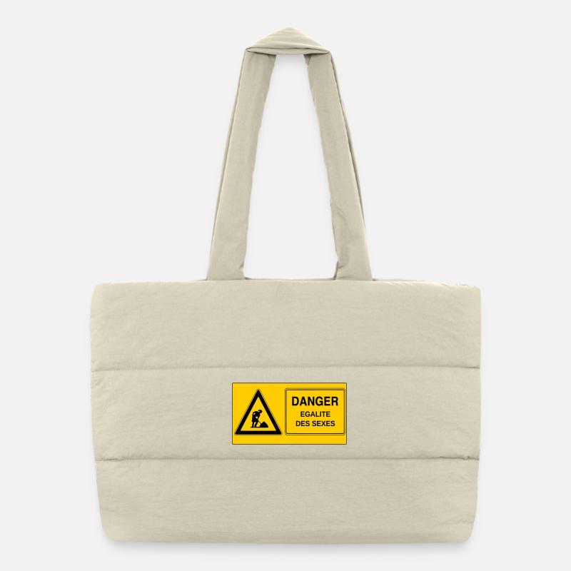 Gender equality - Puffer Shopping Bag - natural
