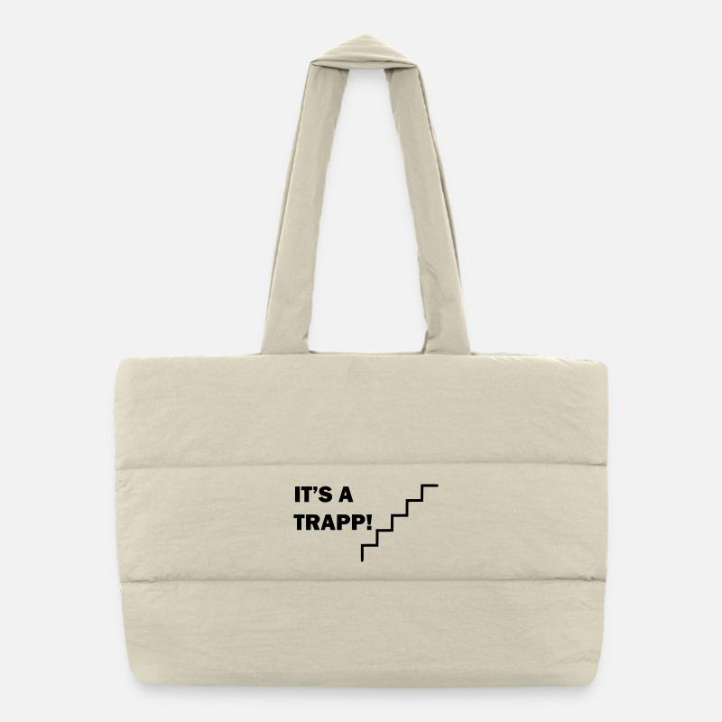 It's a staircase Puffer Shopping Bag