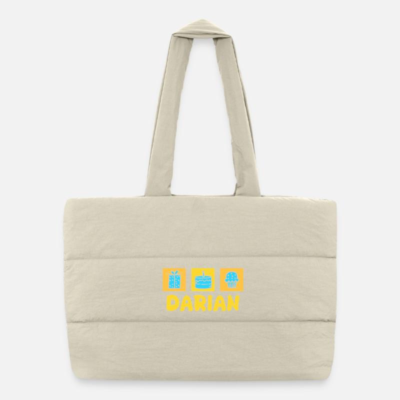 Darian comme prénom Sac shopping matelassé