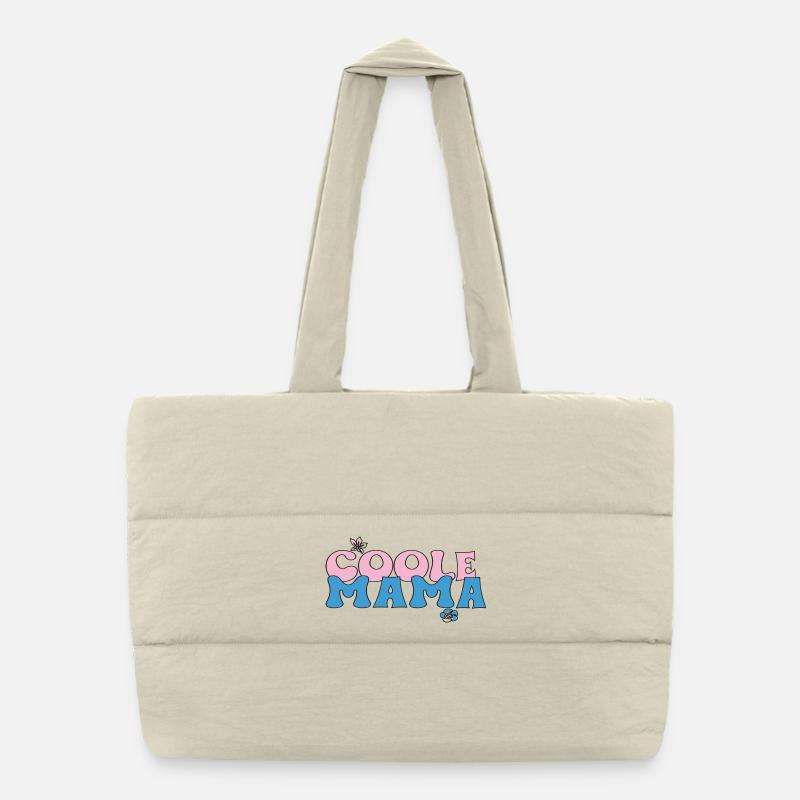 Coole Mama  Puffer-Einkaufstasche