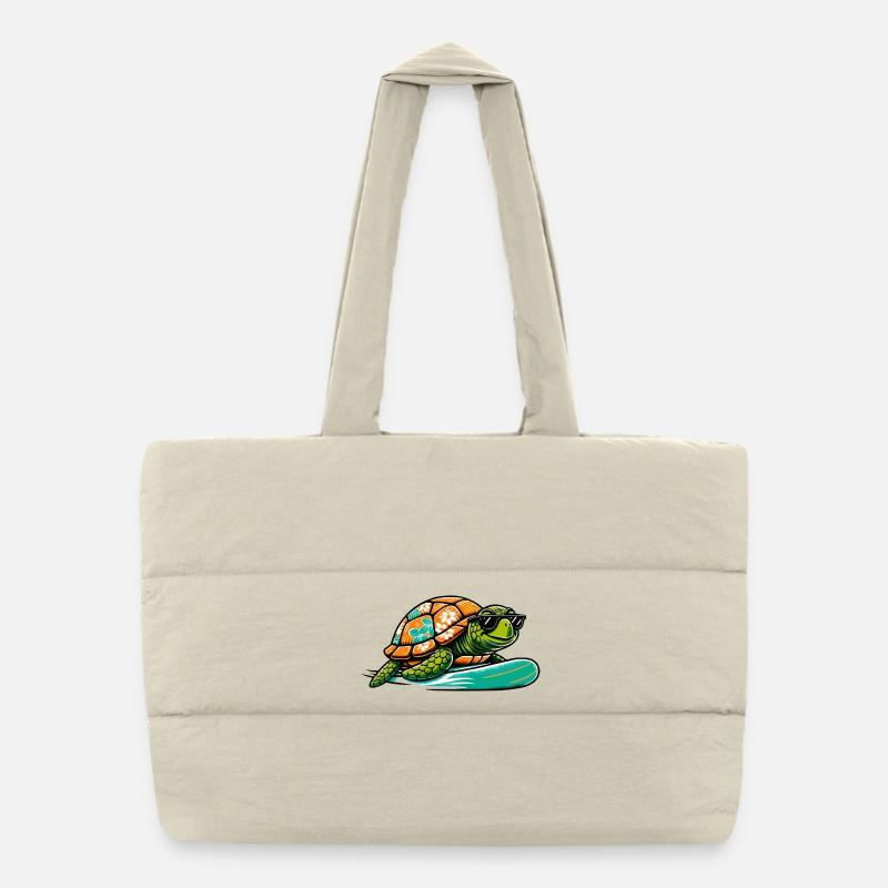 Planche de surf Hawaïenne Turtle Sac shopping matelassé