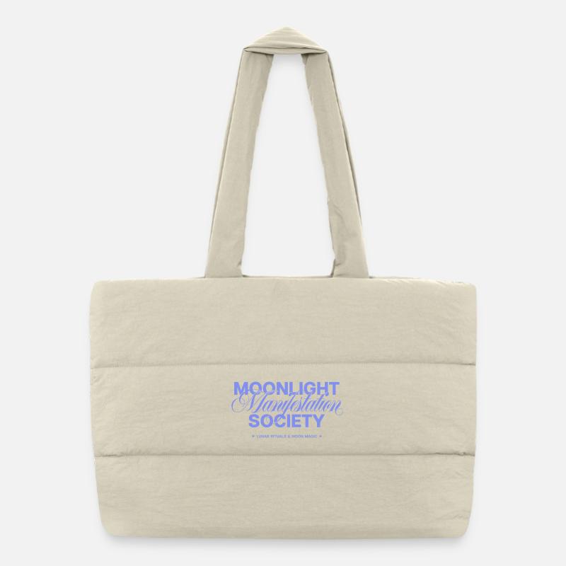 Société de la Manifestation au Clair de Lune Sac shopping matelassé