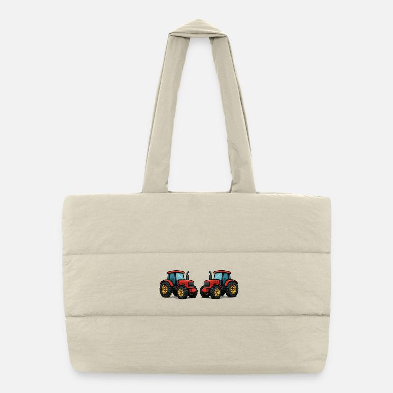 Tracteur Sac shopping matelassé