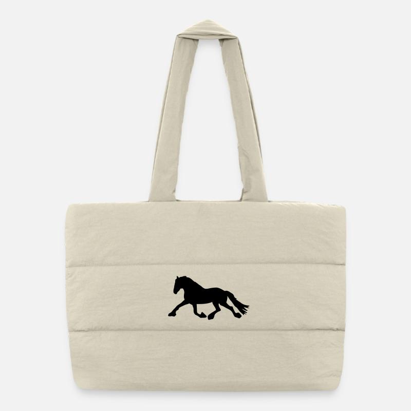 Cheval de course Sac shopping matelassé
