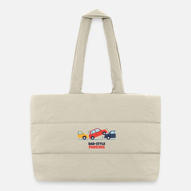 Stationnement style papa Sac shopping matelassé