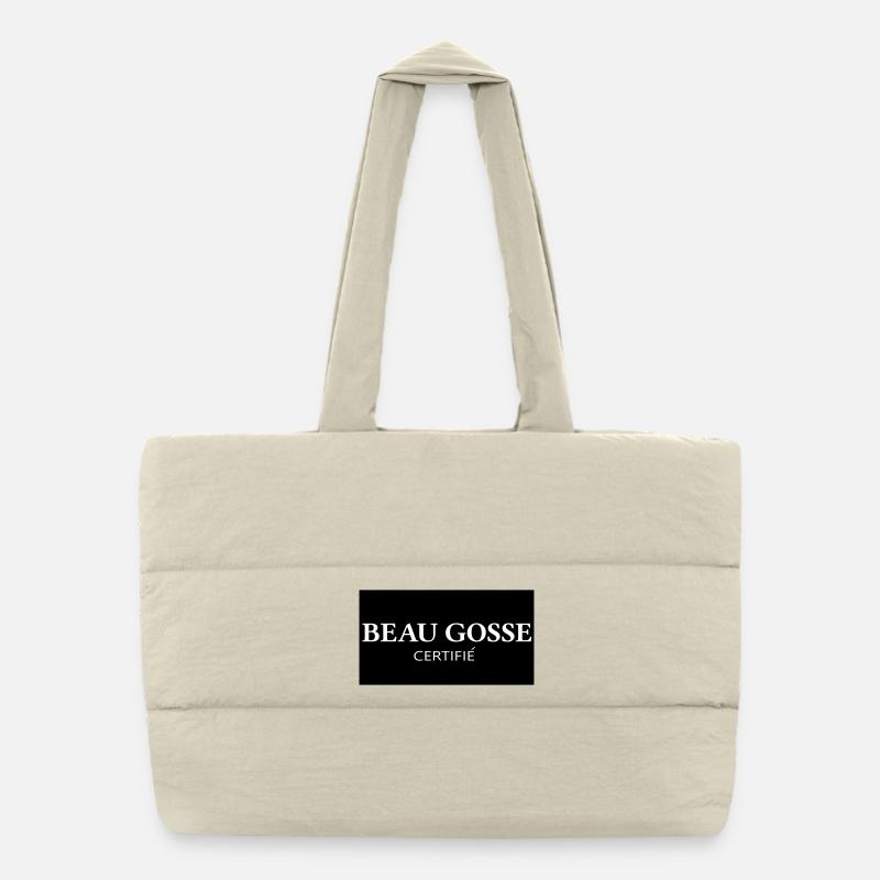 Logo beau Gosse certifié Sac shopping matelassé