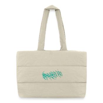 Strasbourg Graffiti Souvenir - Puffer Shopping Bag - natural - Front