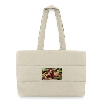 Chickbean Laughing Bean - Puffer Shopping Bag - natural - Front