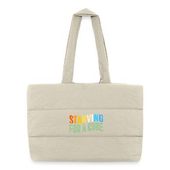 Gastroparesie - Sac shopping matelassé - blanc naturel - Devant