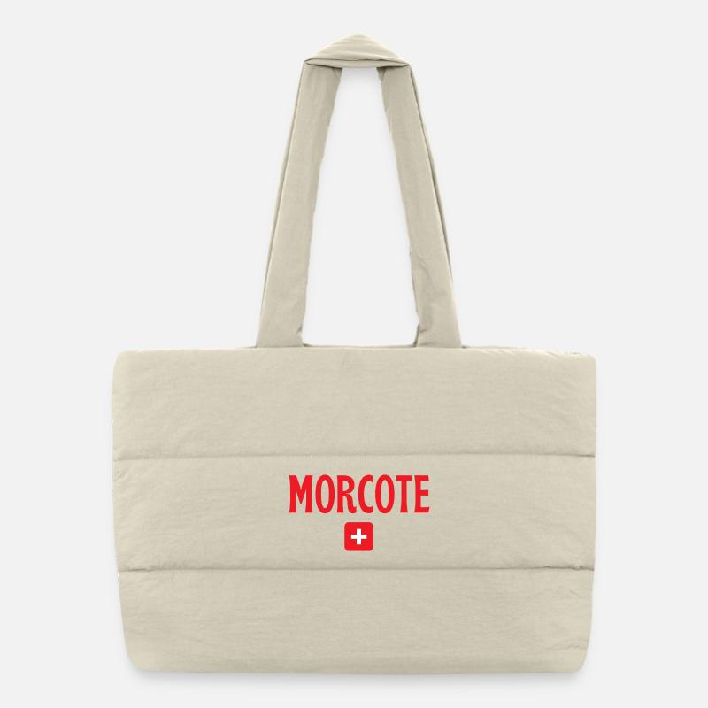 Drapeau suisse de Morcote Sac shopping matelassé
