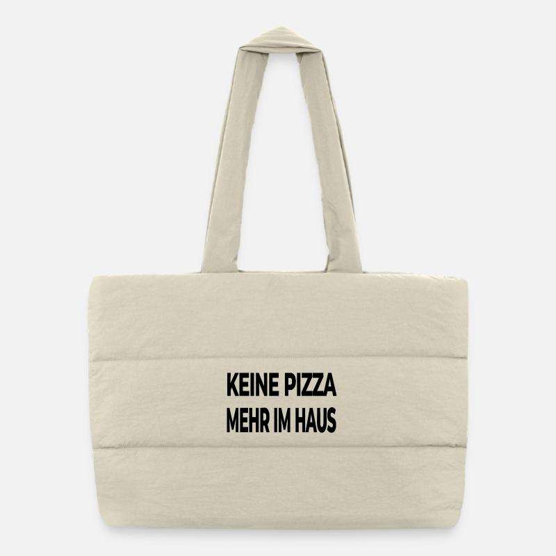 Pizza Puffer-Einkaufstasche