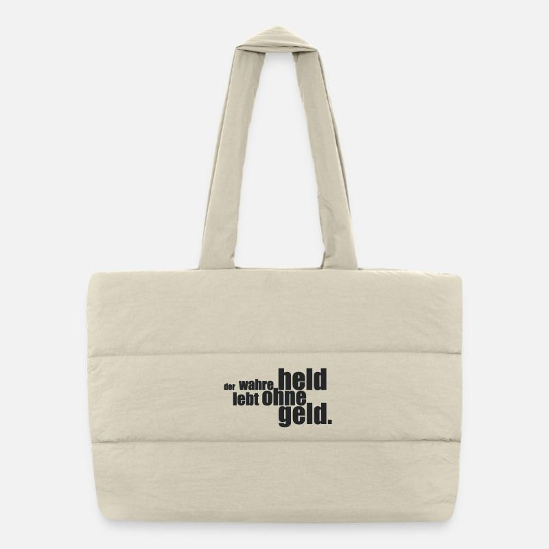 Der wahre Held... Puffer-Einkaufstasche