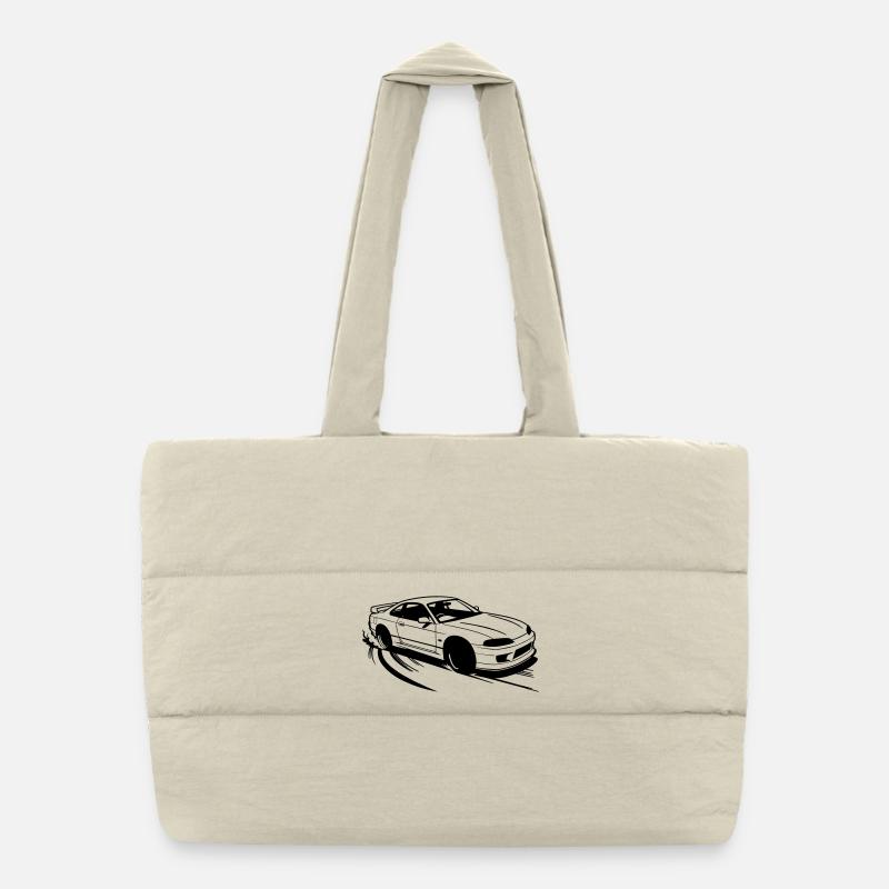 Drifting Puffer Shopping Bag