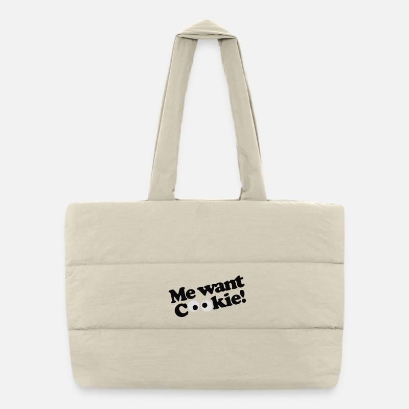 Ich will Plätzchen! Puffer-Einkaufstasche