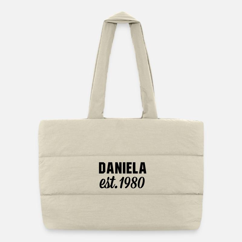 Daniela est 1980 Puffer-Einkaufstasche