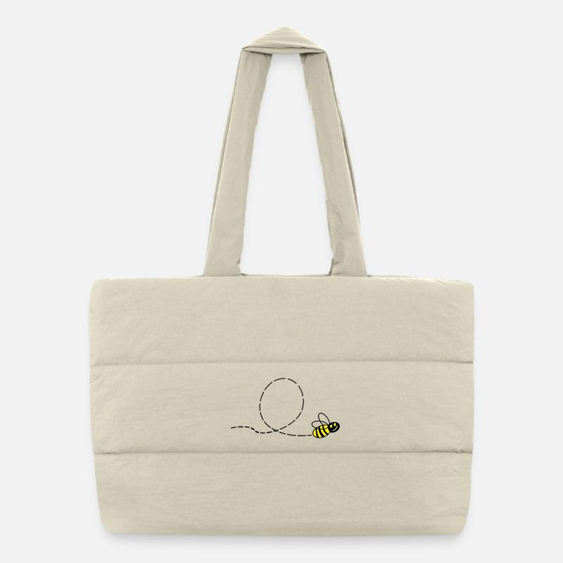 Flotte Biene Puffer Shopping Bag