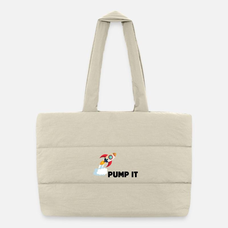 Pump it Sac shopping matelassé