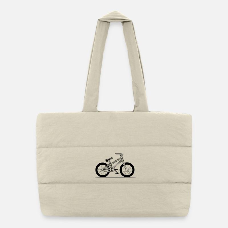 Croquis de vélo BMX Sac shopping matelassé