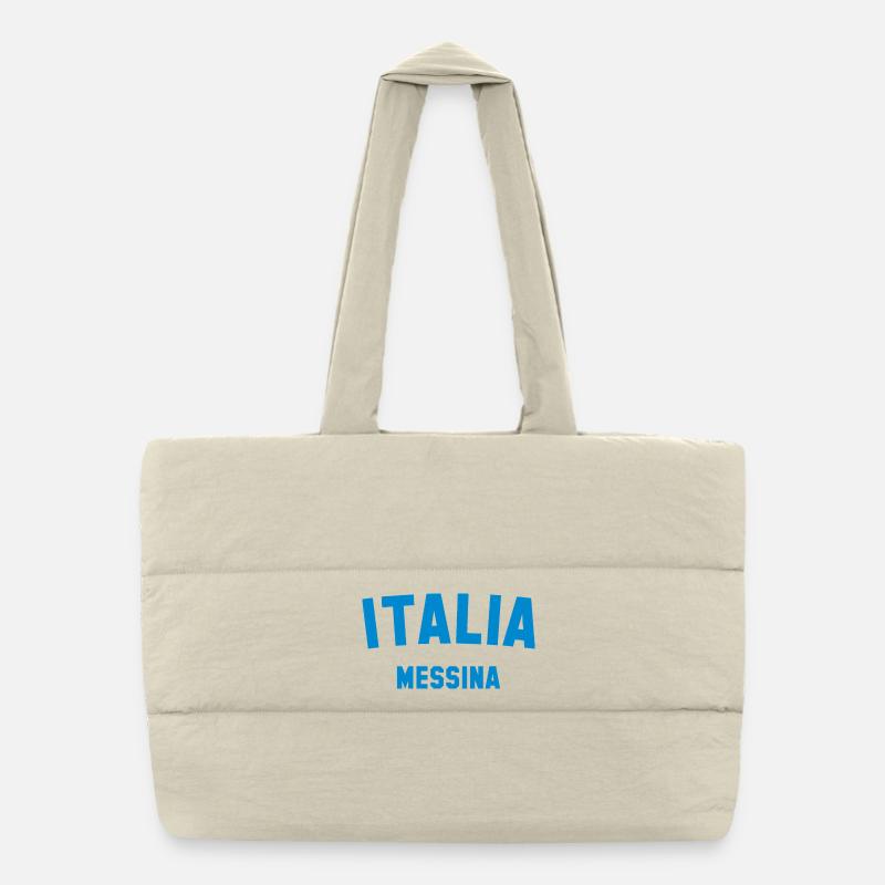 MESSINA Italy Italien Puffer-Einkaufstasche
