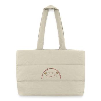 Éveil spirituel Gueule de bois émotionnelle Citation - Sac shopping matelassé - blanc naturel - Devant