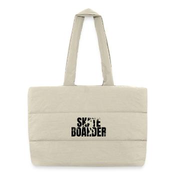 Skateboarders - Puffer Shopping Bag - natural - Front