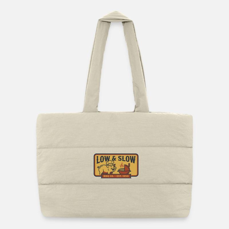 Cuisson Lente et Douce Cochon Pitmaster Barbecue Sac shopping matelassé