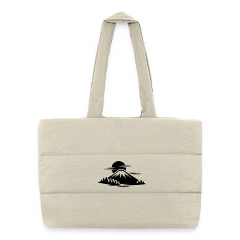 Mount Fuji - Puffer Shopping Bag - natural - Front