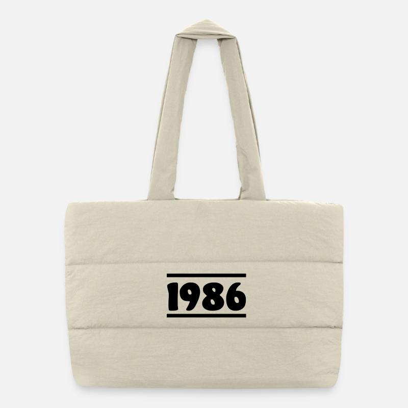 1986 Anniversaire 1986 Sac shopping matelassé