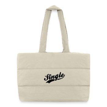 Single - Puffer Shopping Bag - natural - Front