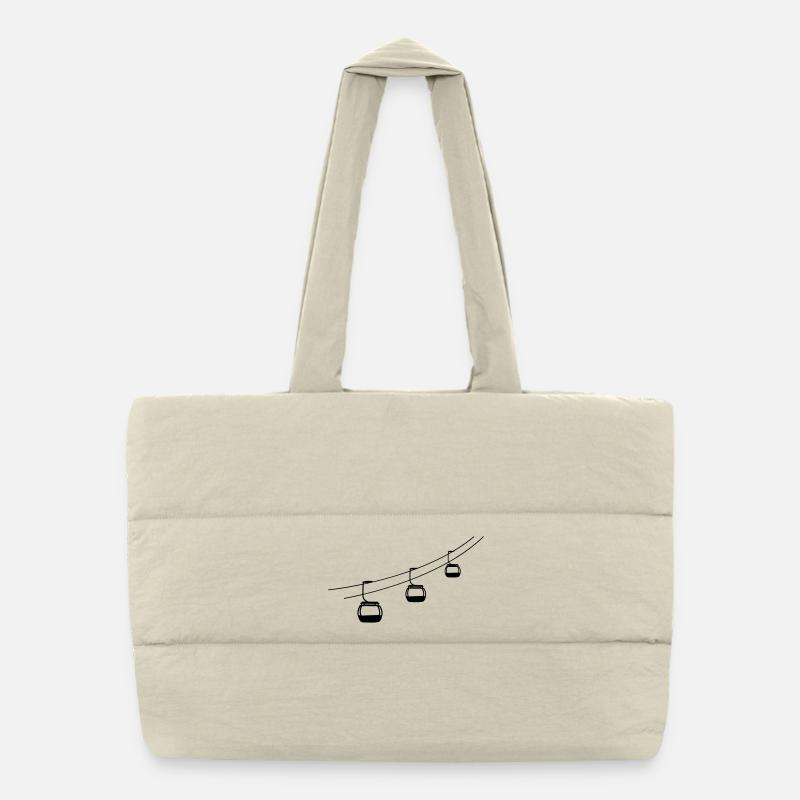 gondola ropeway gondola winter vacation vacancy sp Puffer Shopping Bag