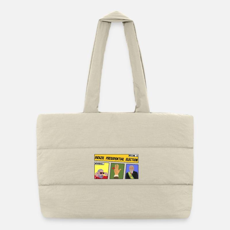 Élection présidentielle brésilienne Sac shopping matelassé