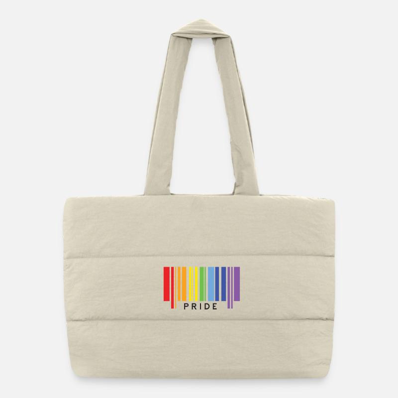LGBTQ+ Stolz. Puffer-Einkaufstasche