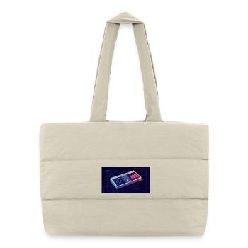 Console 80 - Puffer Shopping Bag - natural - Front
