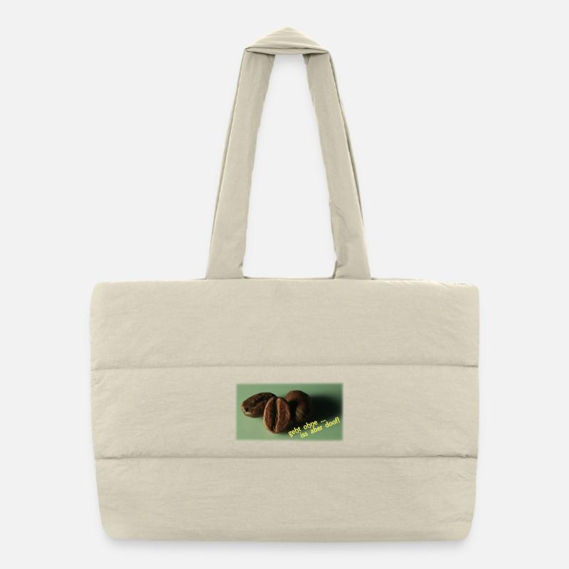 Kaffeebohnen Puffer-Einkaufstasche