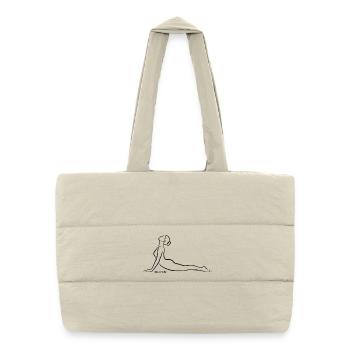 SOUL CONTOUR - Bhujangasana - Puffer Shopping Bag - natural - Front