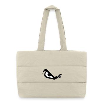 Evil look - Puffer Shopping Bag - natural - Front