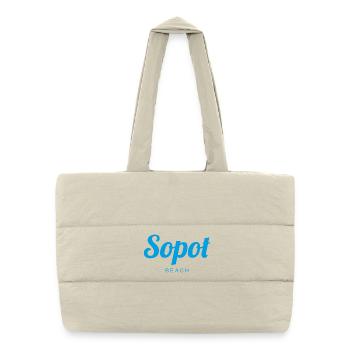 SOPOT Polen Polska Poland - Puffer Shopping Bag - natural - Front