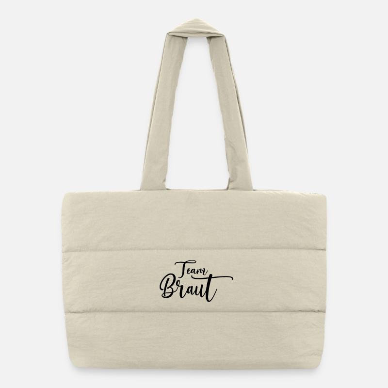 Team bride for bachelorette party bachelor party Puffer Shopping Bag