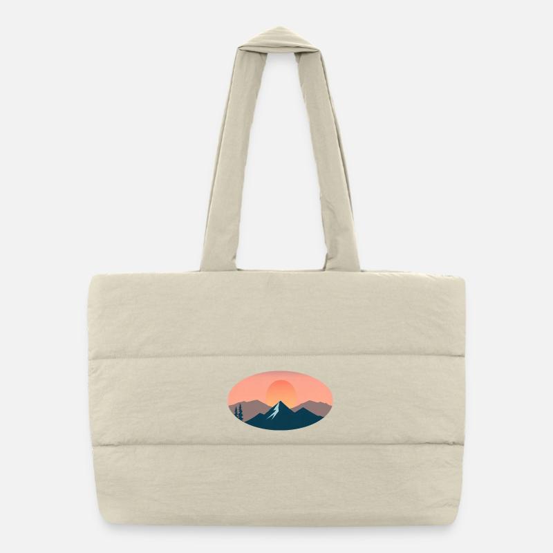 sun set Sac shopping matelassé