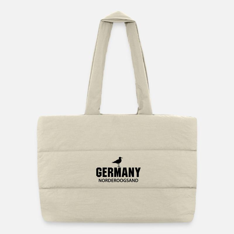 Norderoogsand ALLEMAGNE Sac shopping matelassé