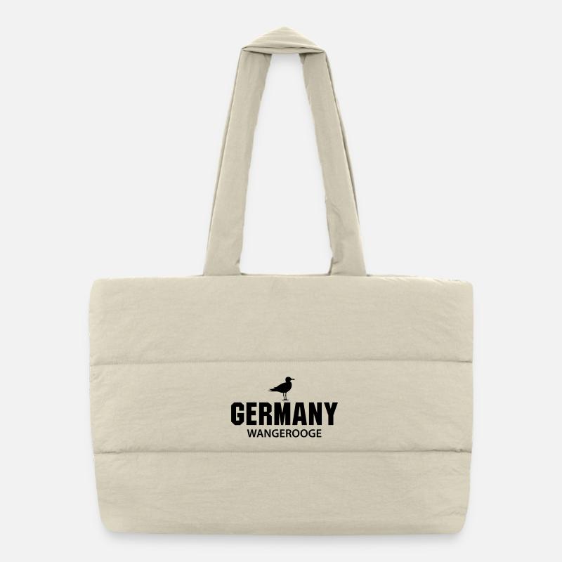 Wangerooge GERMANY Puffer-Einkaufstasche