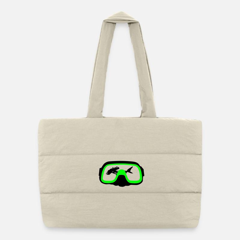 Diving goggles Puffer Shopping Bag
