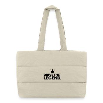 DRIVE THE LEGEND - Puffer Shopping Bag - natural - Front