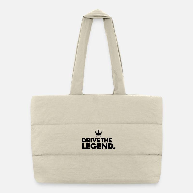 DRIVE THE LEGEND Puffer-Einkaufstasche