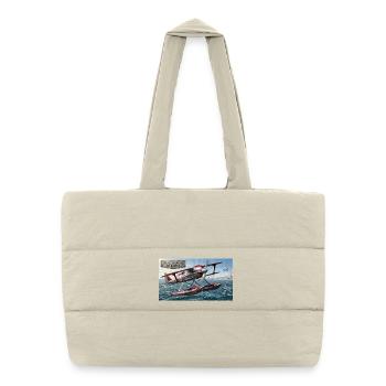 The Golden Age of Air Racing - Puffer-Einkaufstasche - Naturweiß - Vorne