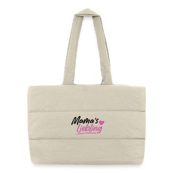 Mama's Liebling - Puffer-Einkaufstasche - Naturweiß - Vorne