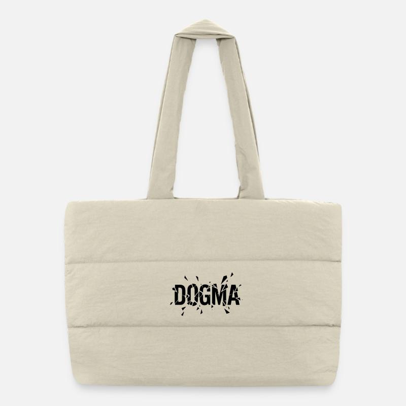 Broken dogma - Puffer Shopping Bag - natural