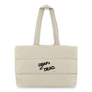 ABAPs NOT DEAD - Puffer-Einkaufstasche - Naturweiß - Vorne